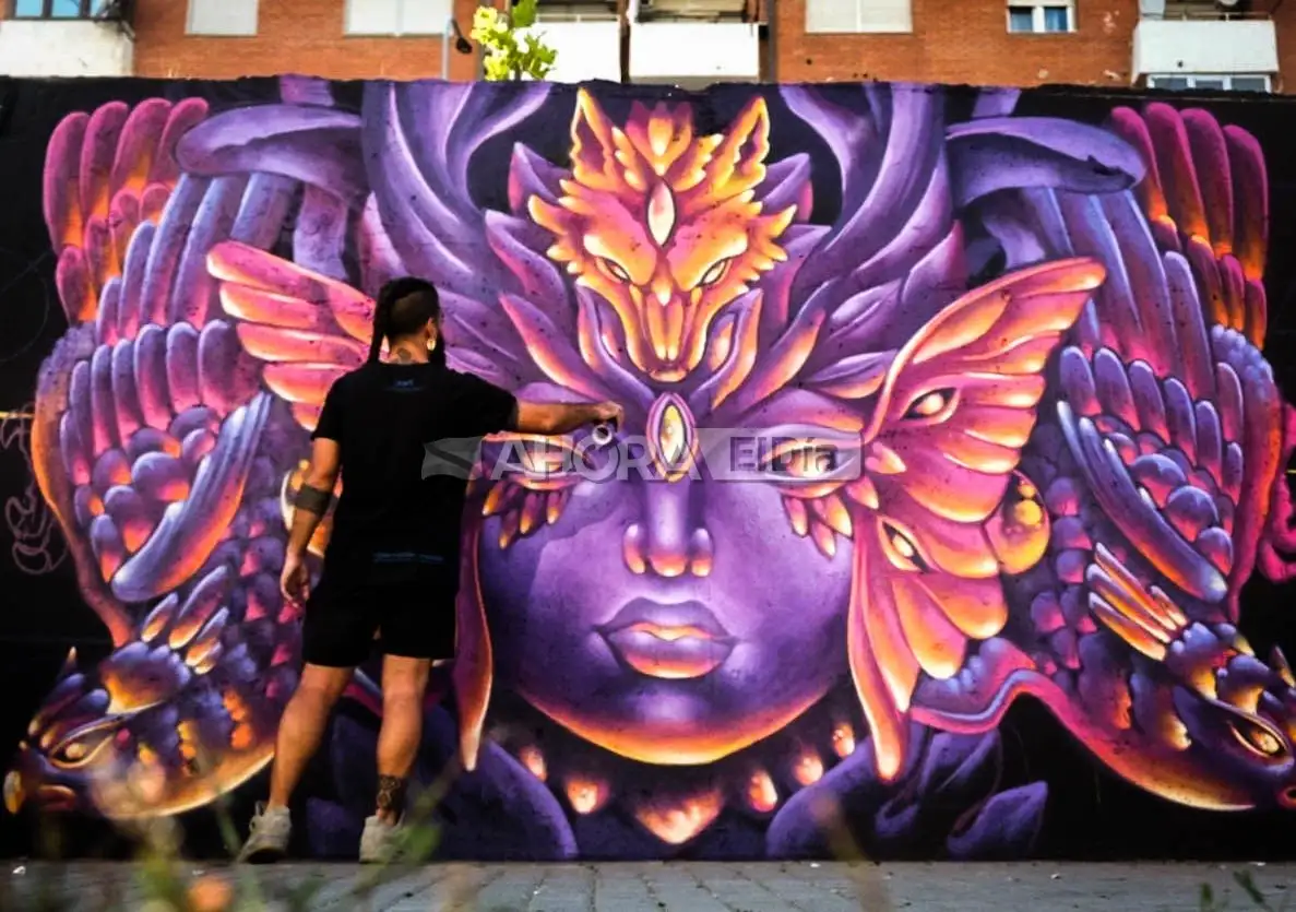 Gurí, el primer artista de Gualeguaychú en pintar en las calles de Kosovo