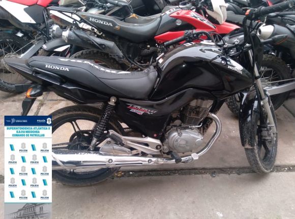 Circulaba con una moto robada y fue aprehendido