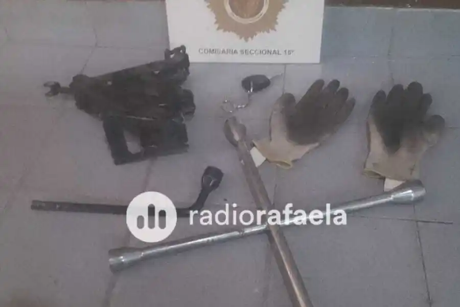 Quiso robar, pero la policia truncó sus planes