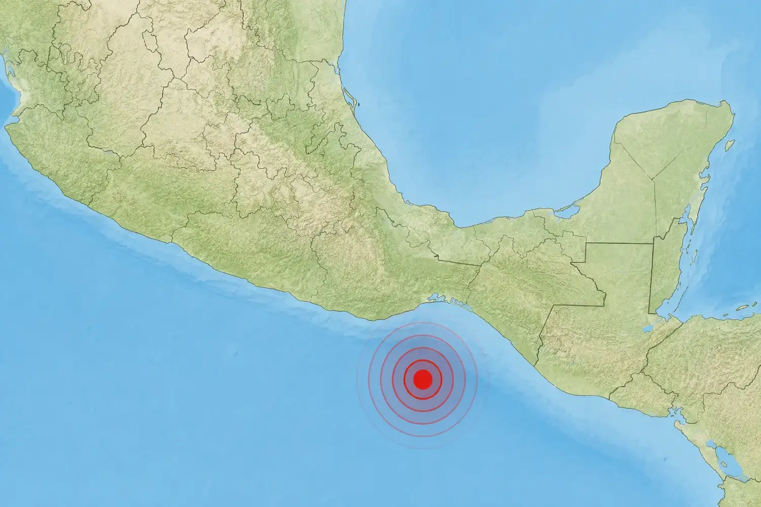 El temblor principal ocurrió a las 8.48, hora local.