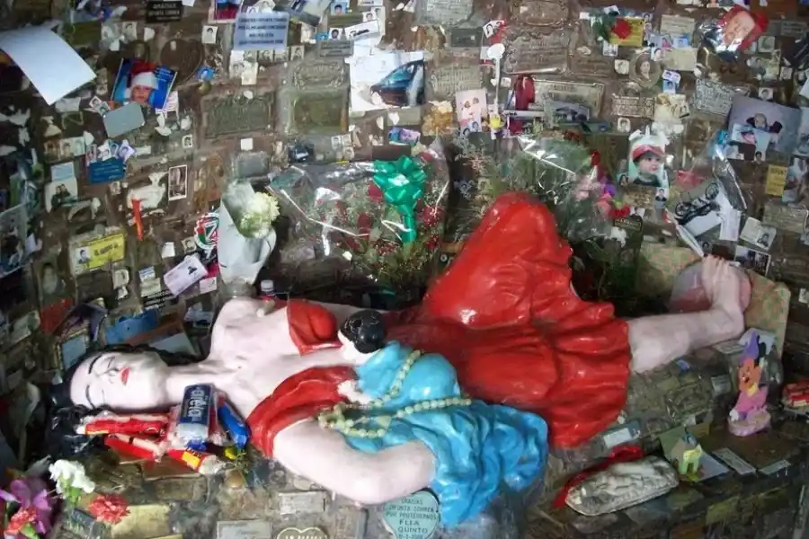 El santuario de la Difunta Correa en Vallecito, San Juan.