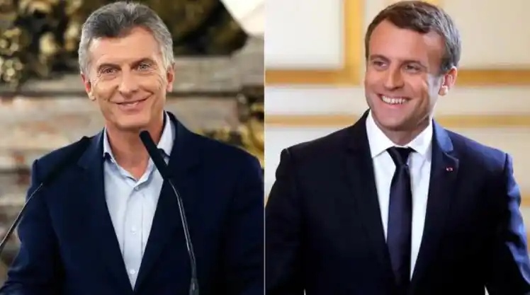 Macri habló por teléfono con su colega francés y acordaron reunirse en julio