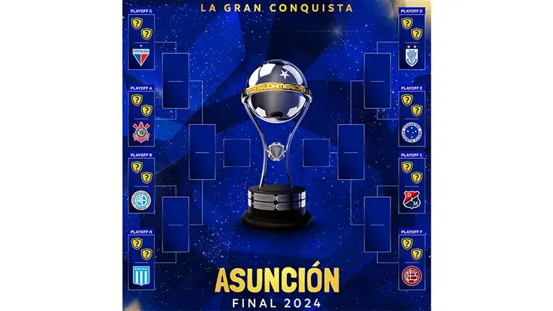Copa Sudamericana: así quedó definido el cuadro de los octavos de final