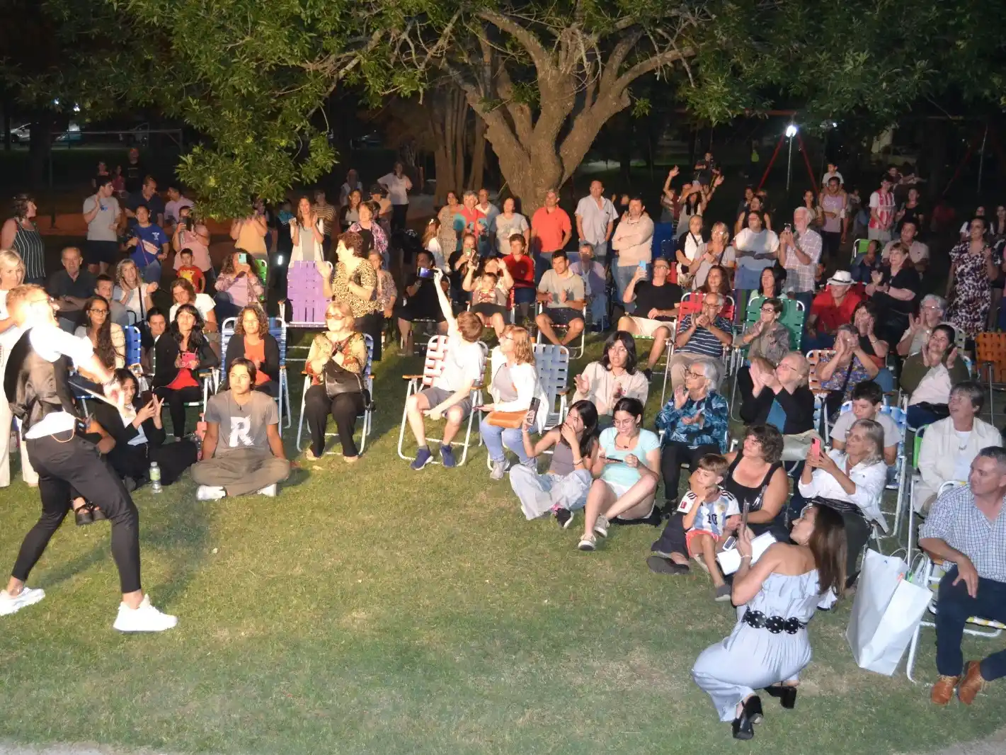 Damián Zantedeschi brindó un espectáculo de primer nivel