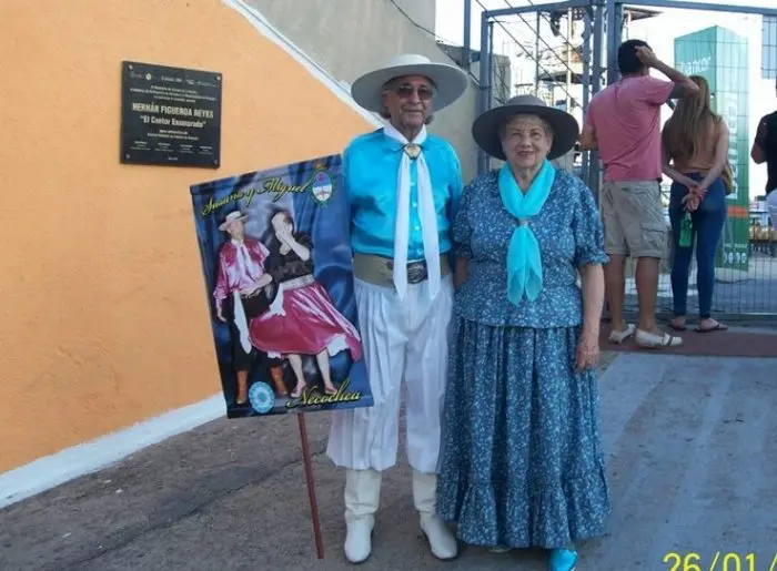 Pareja de baile participó del 59º Festival de Cosquín