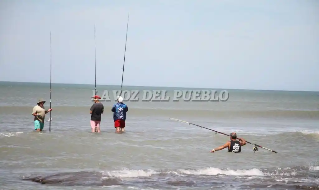 Imágenes del concurso de pesca organizado por Echegoyen
