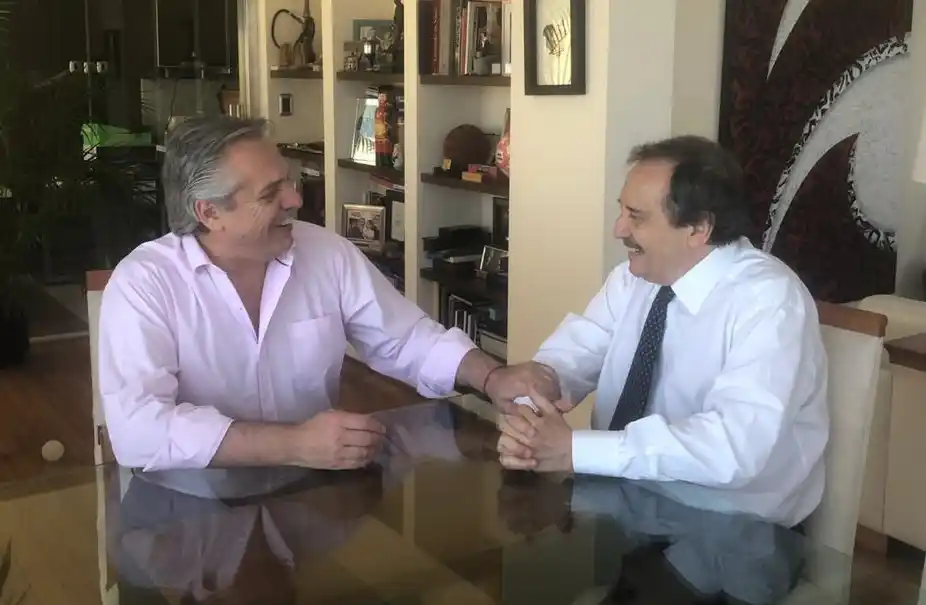 A once días de asumir, Alberto Fernández recibió a Ricardo Alfonsín