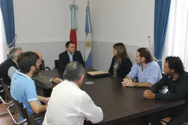 Grané recibió a las autoridades del INAES 