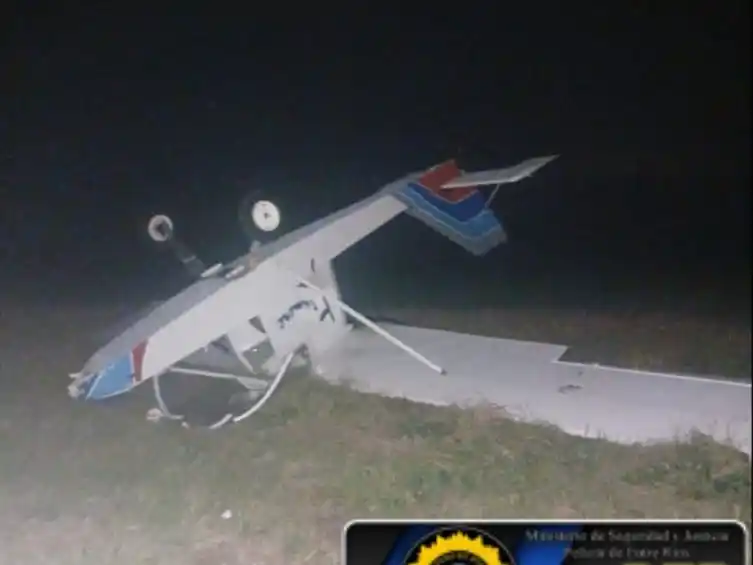 Accidente de avioneta en el Aeroclub Diamante