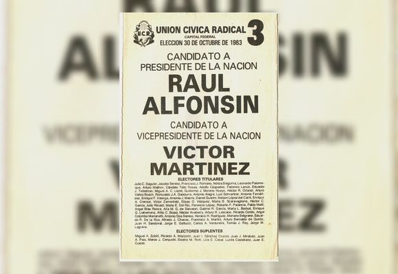 “Democracia para siempre”, el recuerdo de la UCR a 40 años de las elecciones de 1983