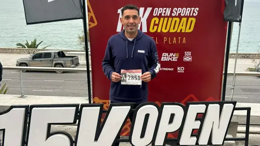 Federico Santibáñez, octavo en la general de los 15K Open Sports Ciudad