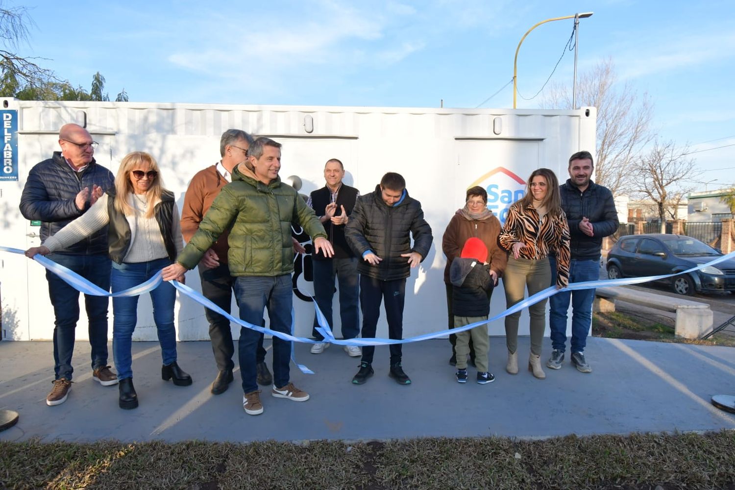 Habilitaron los baños públicos de la plaza Vélez Sarsfield.