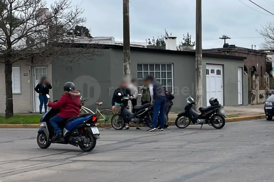 Accidente en barrio 9 de Julio con un motociclista herido: ¿qué ocurrió?