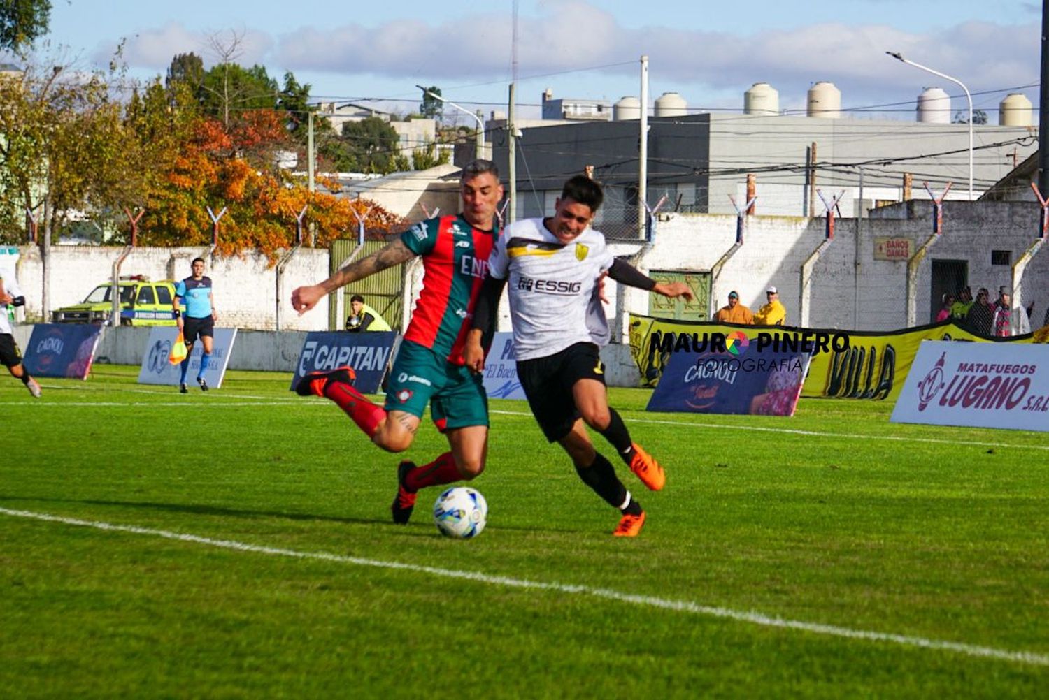 Joaquín Jara brilló con un gol y dos asistencias. (Foto de prensa Santamarina).