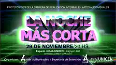 Las producciones de alumnos de Realización de Artes Audiovisuales podrán verse en “La Noche más Corta”