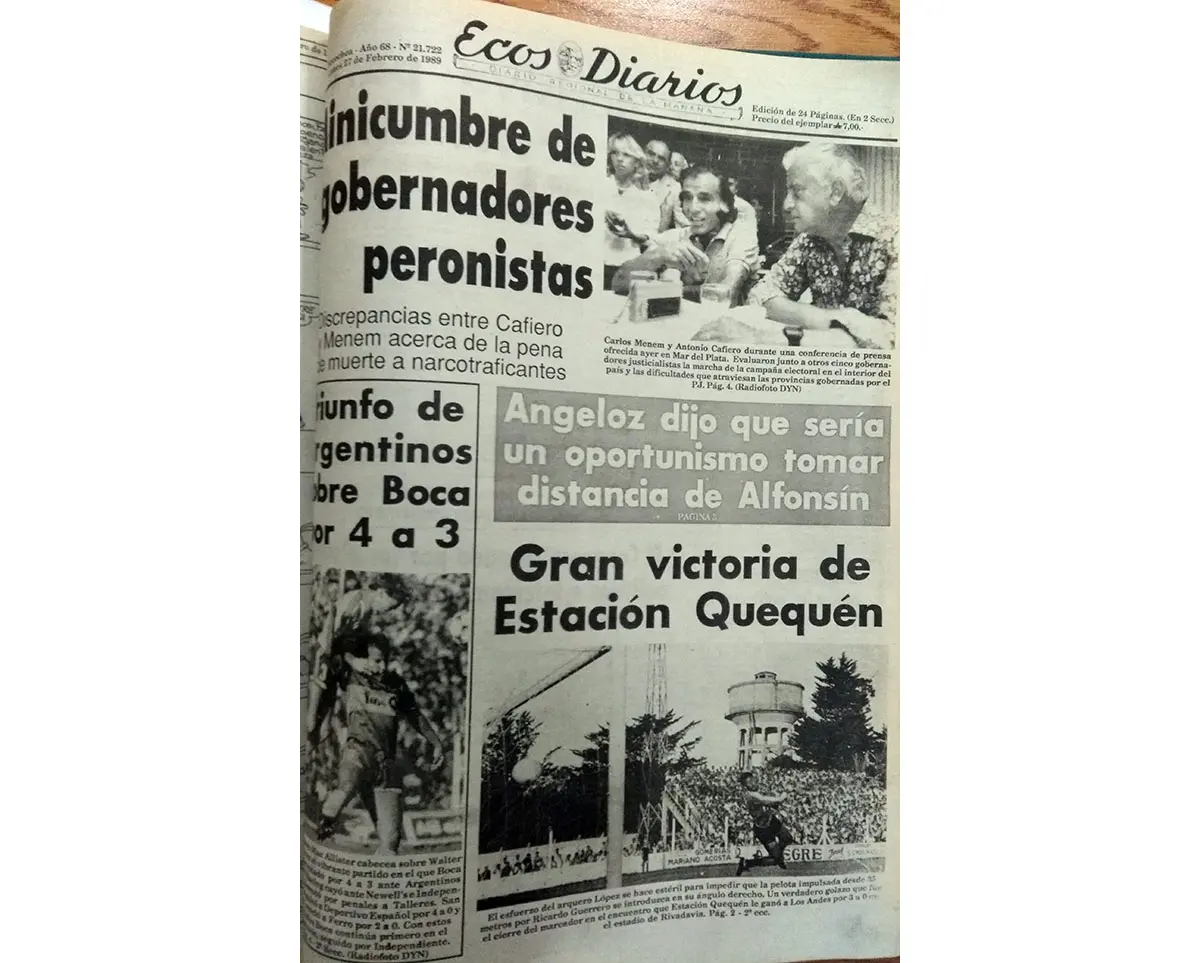 Lunes 27 de febrero de 1989