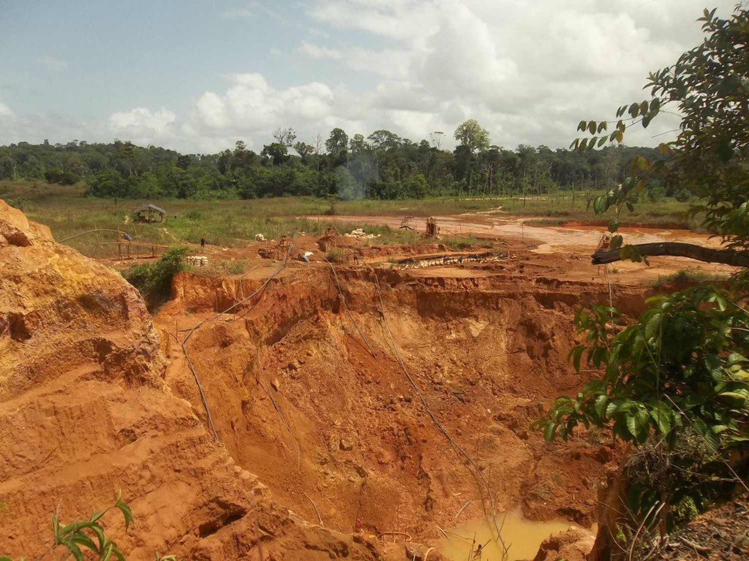Reserva natural devastada en Venezuela: DESALOJAN A UNOS 1.300 MINEROS ILEGALES