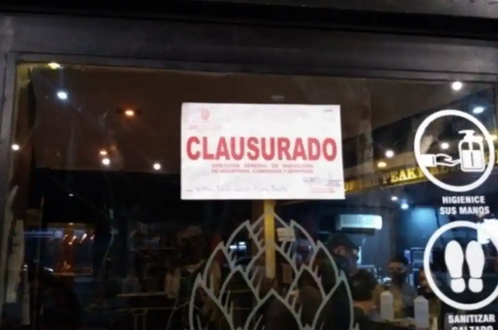 Cinco comercios clausurados en Rosario por incumplir protocolos