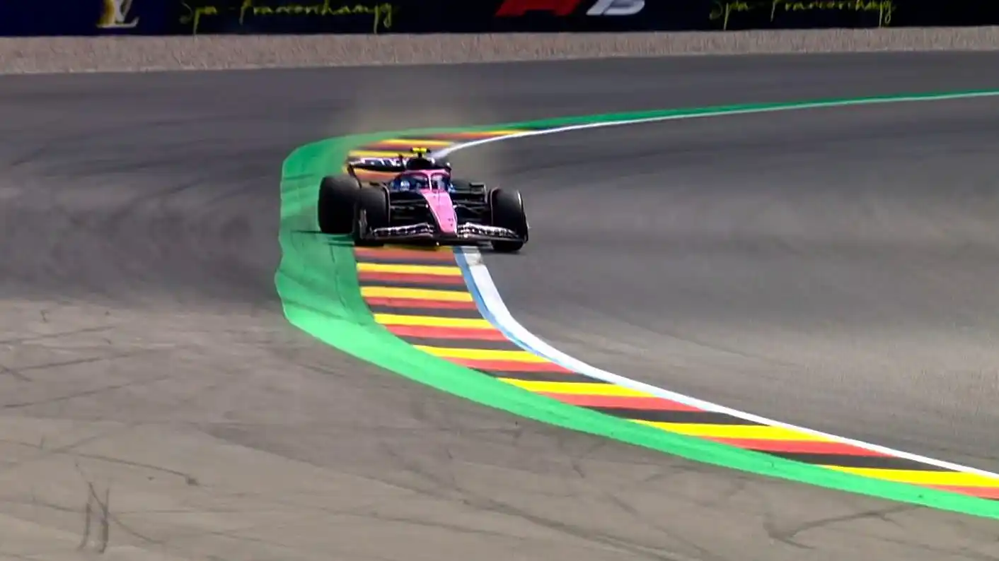 Colapinto no tuvo un viernes positivo.