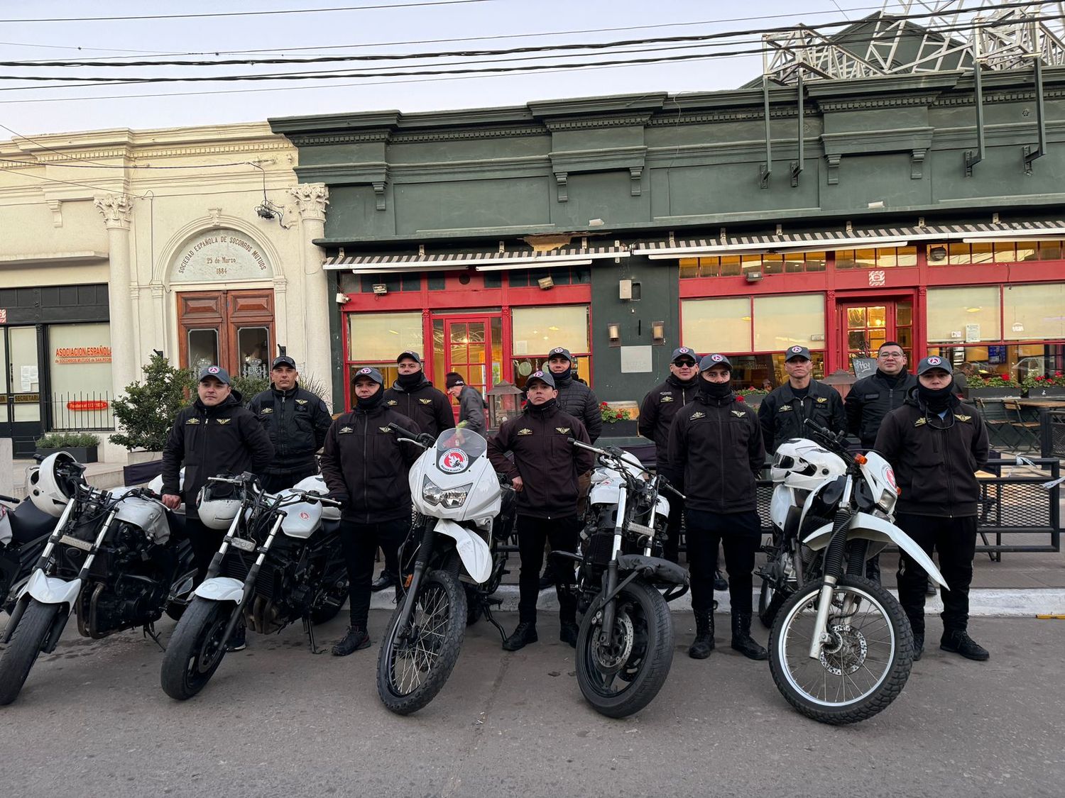 [VIDEO] La Brigada Blanca llegó a San Pedro y mostró las motos con las que se presenta en la ciudad