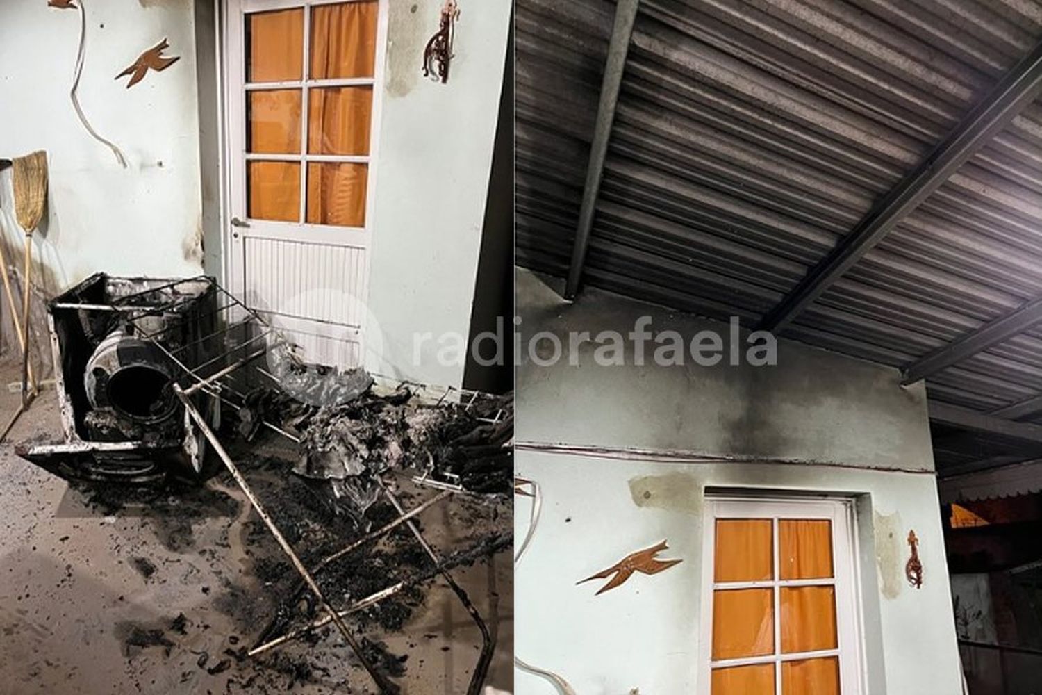 Prendieron fuego una vivienda de una presidenta comunal de la región: “La Comuna repudia el hecho”