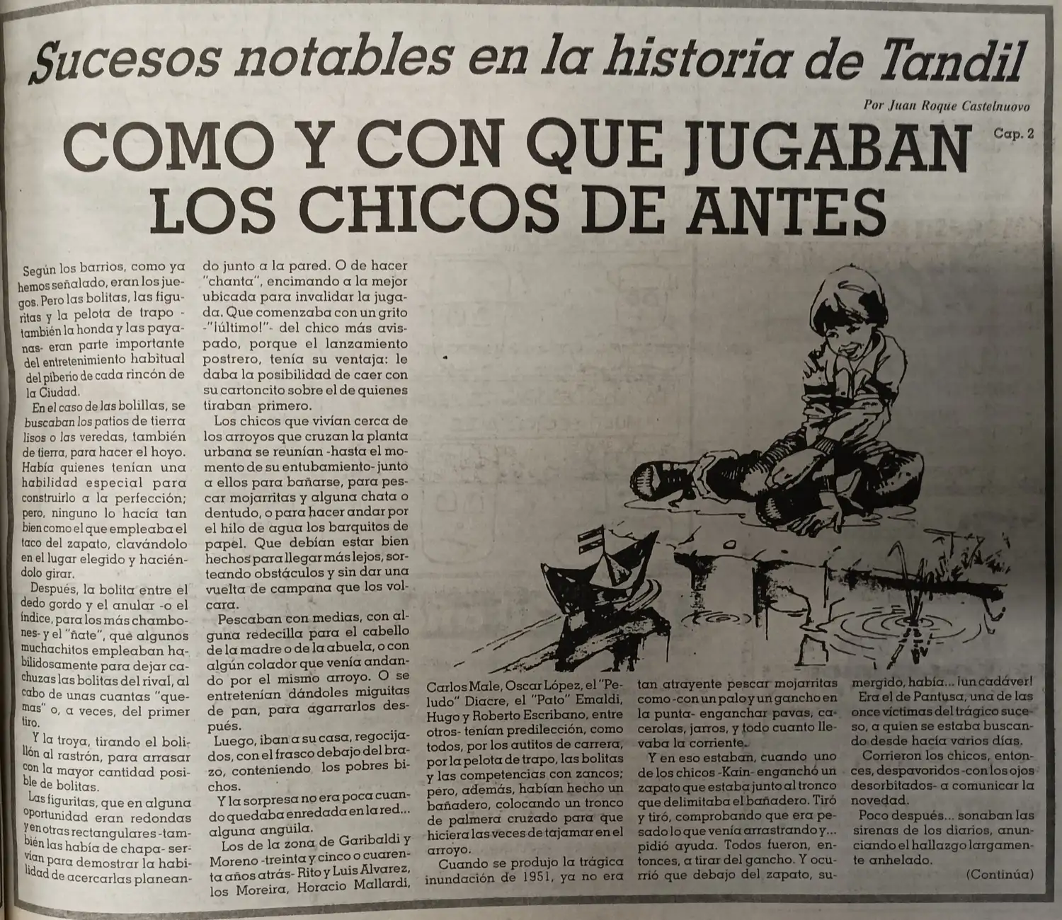¿Cómo y con qué jugaban los chicos de antes?   Cap. 2