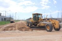 Iparraguirre recorrió las obras del nuevo predio del Parque Industrial