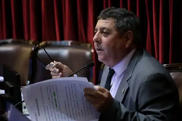 El senador nacional Alfredo De Ángeli votó la Ley de Jubilados