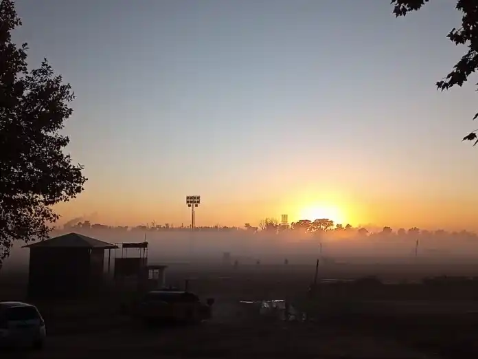 Ante la presencia de bancos de niebla se recomienda prudencia extrema en la circulación vehicular.