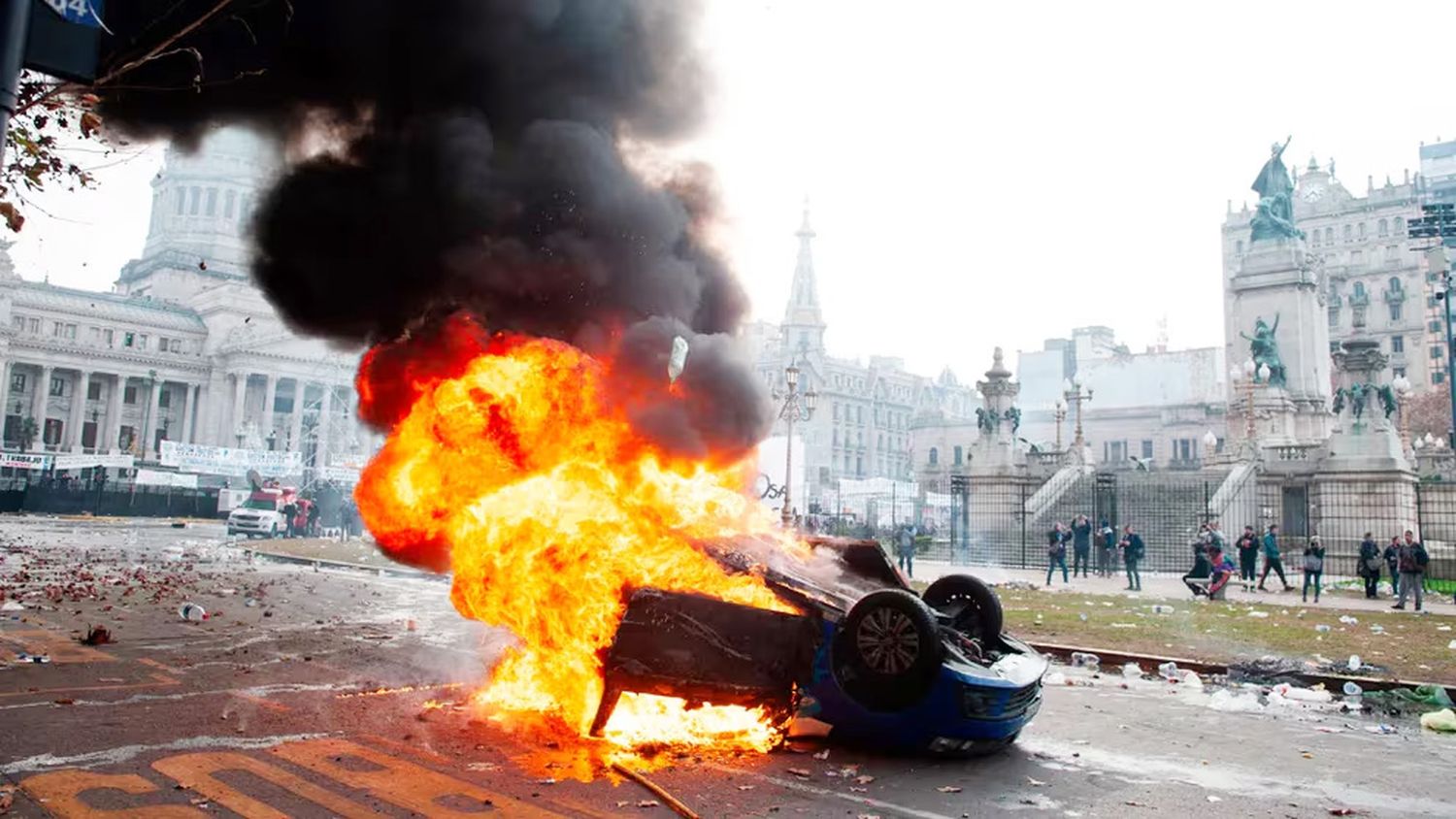 El Gobierno advirtió que la protesta en el Congreso fue un intento de ‘‘golpe de Estado’’