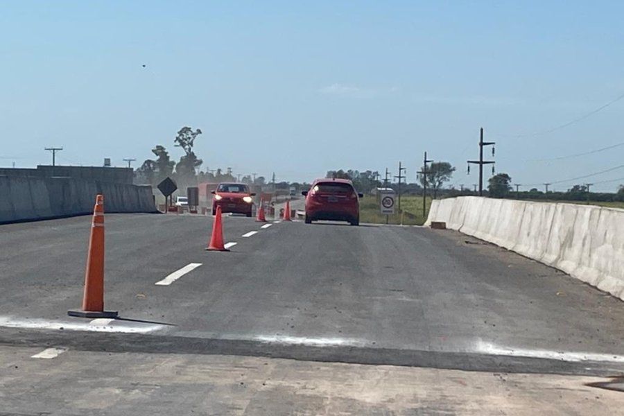 RN 34: Se habilitó el paso del tránsito sobre el nuevo puente en Sunchales