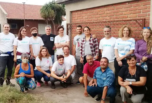 Encuentro con jóvenes voluntarios de Ecofam