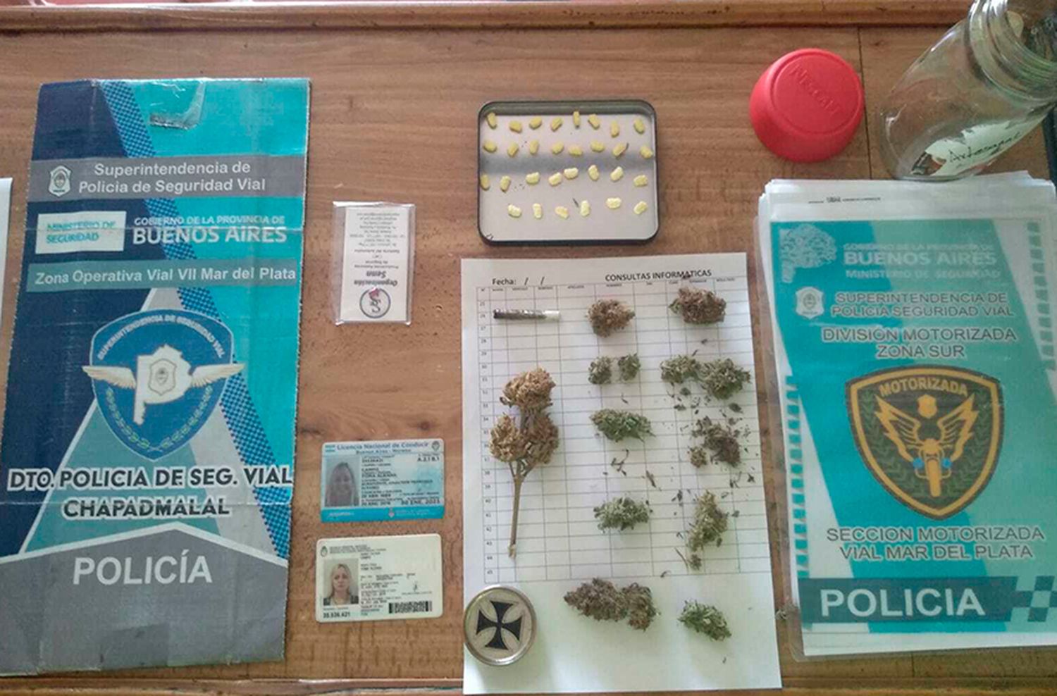 Lo detienen con 36 pastillas de éxtasis con la cara de Homero Simpson en la Ruta 11