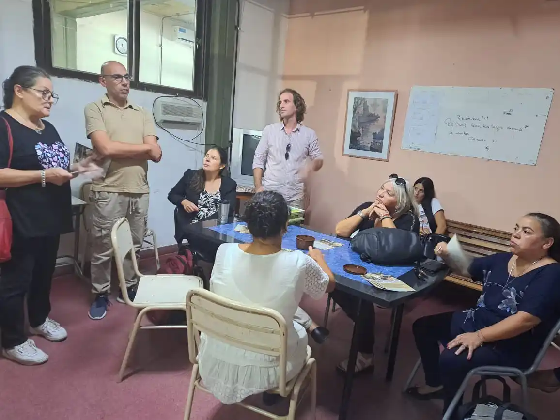 Integrantes de la lista “Marcha Blanca”, de Agmer, visitaron nuestra ciudad