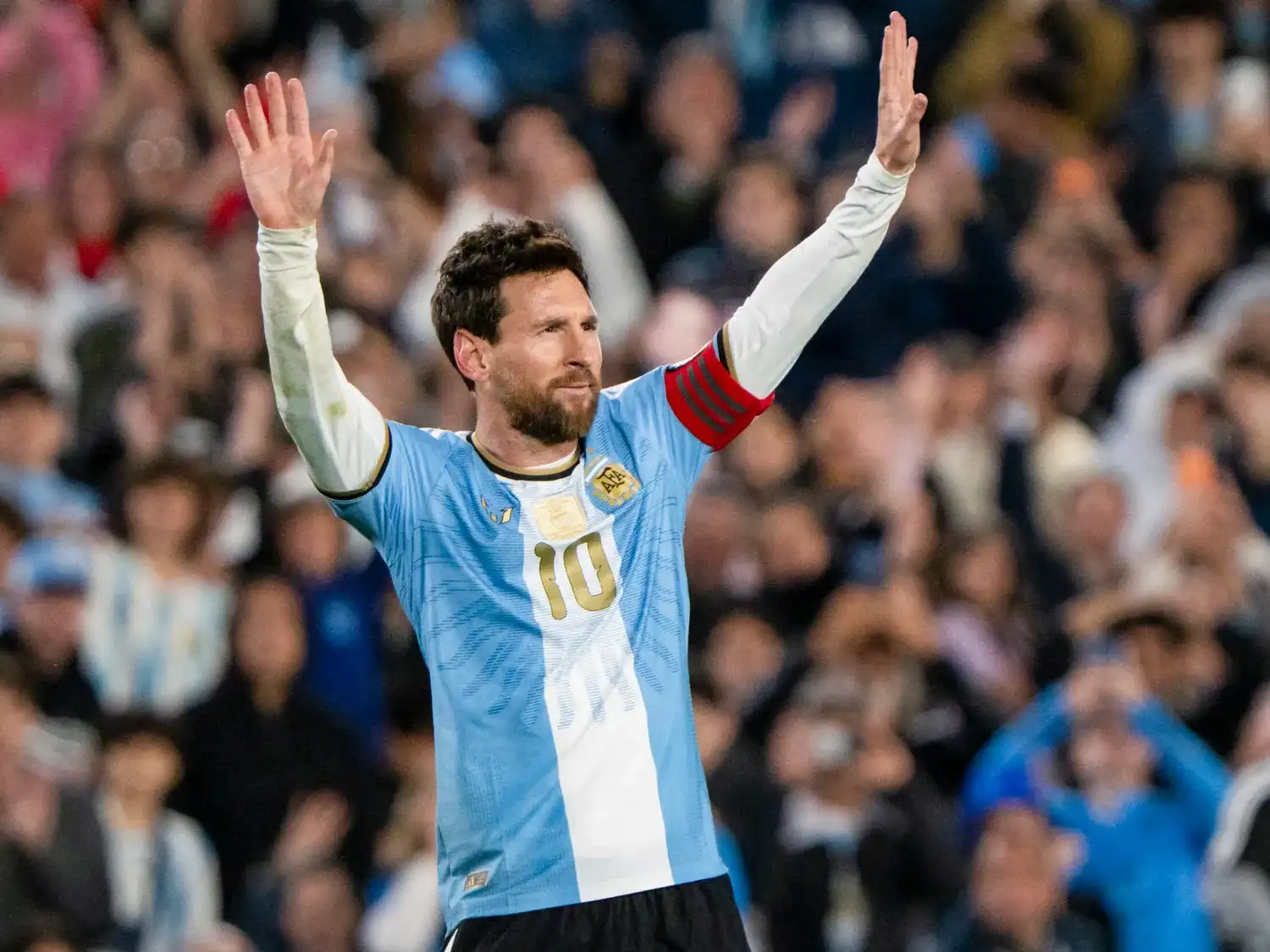 Messi tuvo su despedida en el Monumental.