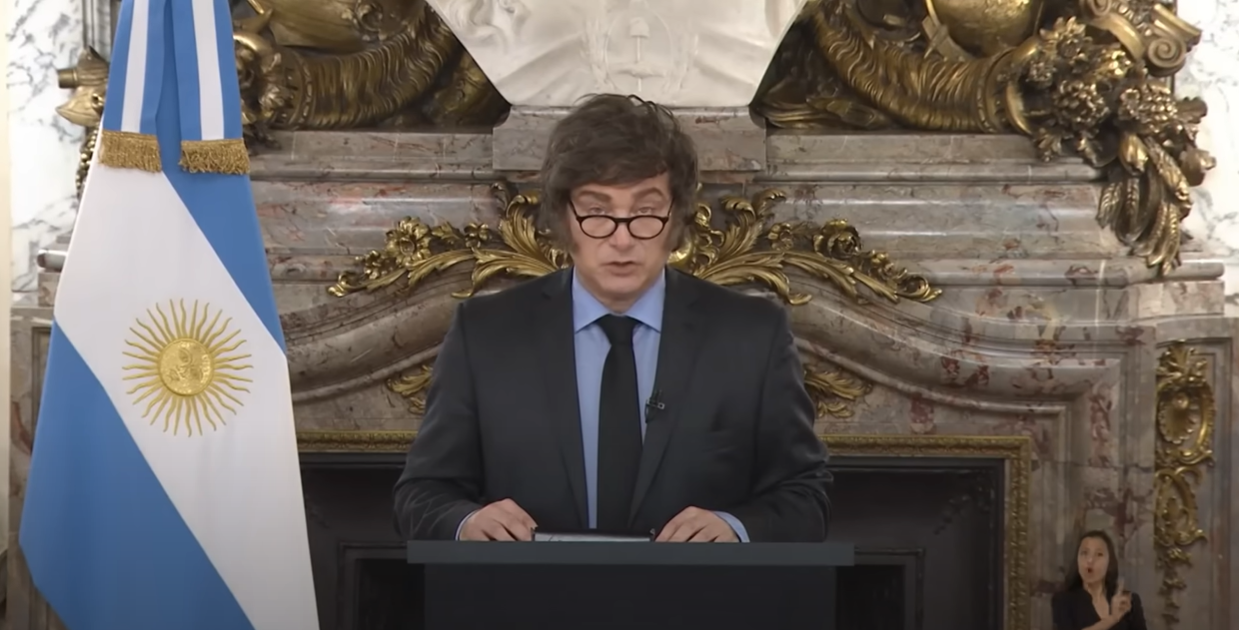 El Presidente habló por cadena nacional