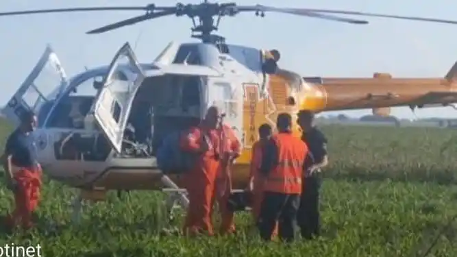 Hallaron con vida a un hombre tras 48 horas de intensa búsqueda en Fuentes
