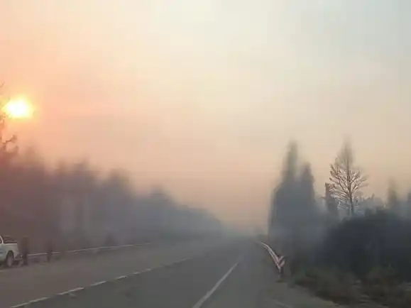 Así se encuentra la Ruta 40. (Foto: Municipio Epuyén)