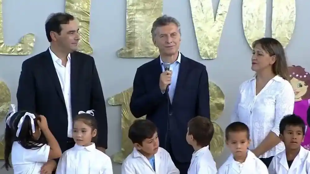 Macri encabezó el comienzo del ciclo lectivo: "Estamos con problemas graves en la educación"