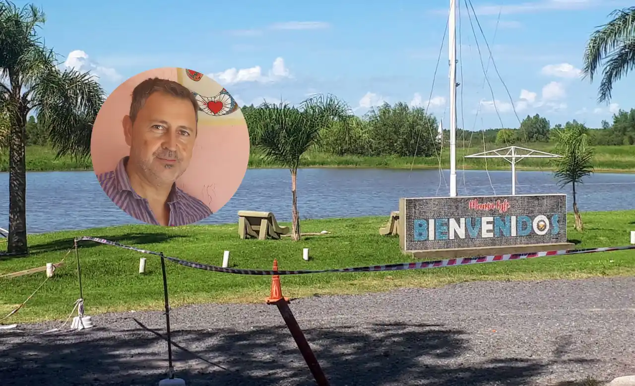 Las zonas municipal y de Luz y Fuerza están delimitadas por una cinta de peligro. Foto: La Opinión