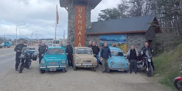 Desde Venado Tuerto hasta el fin del mundo: seis amigos hicieron tres mil kilómetros en fititos