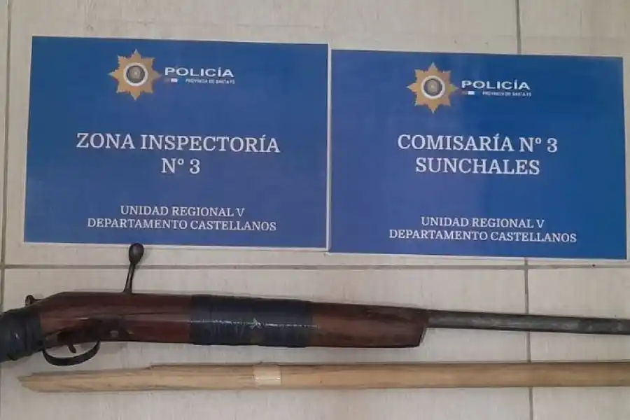 Amenazó a su pareja con un arma de fuego y terminó preso