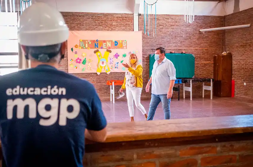 Avanzan en la infraestructura y el mantenimiento de escuelas y jardines