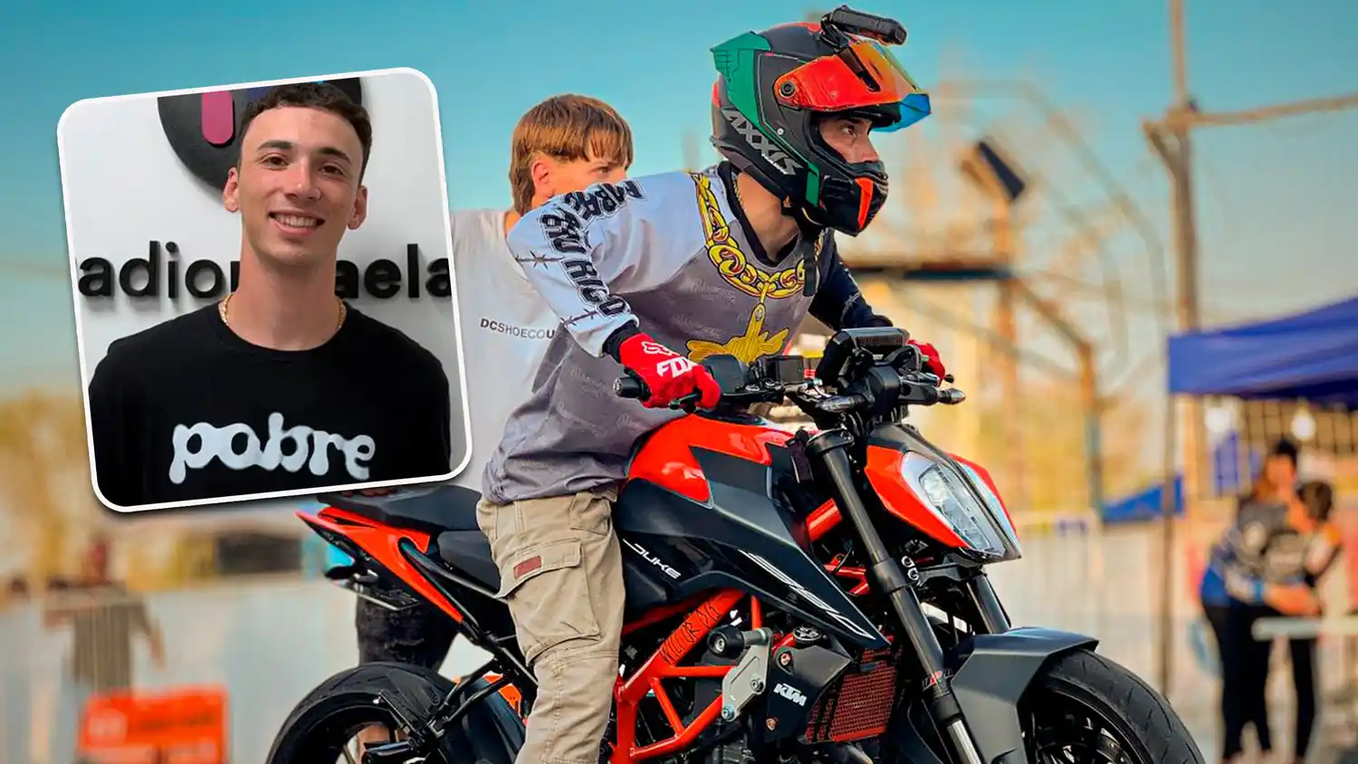 “Pobre Pero Rico”: el influencer rafaelino que encontró en las motos su forma de contar historias