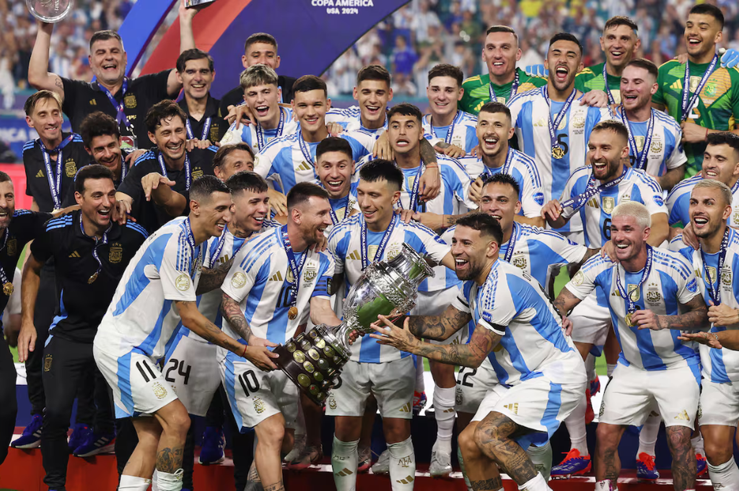 Argentina bicampeón Copa América.