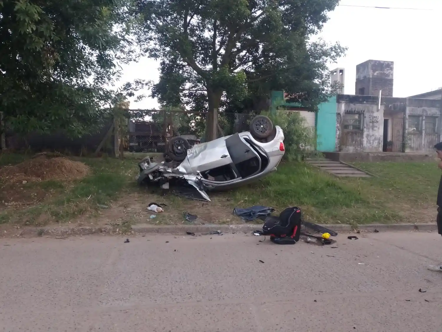 Se dio vuelta en el auto, no quiso hacer el test de alcoholemia y fue trasladado al Hospital