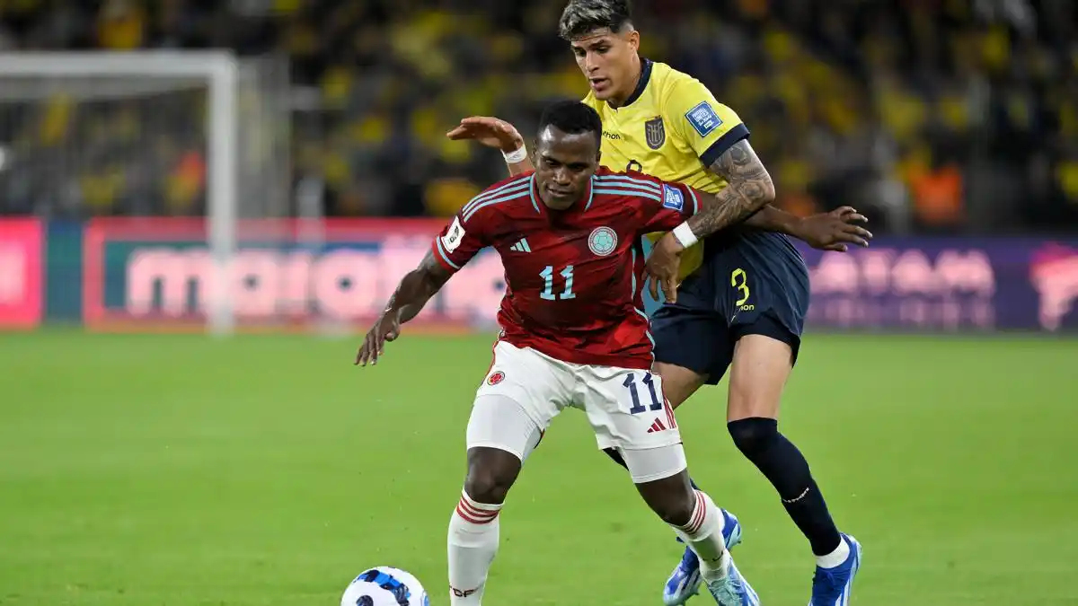 Ecuador empató 0 a 0 con Colombia.