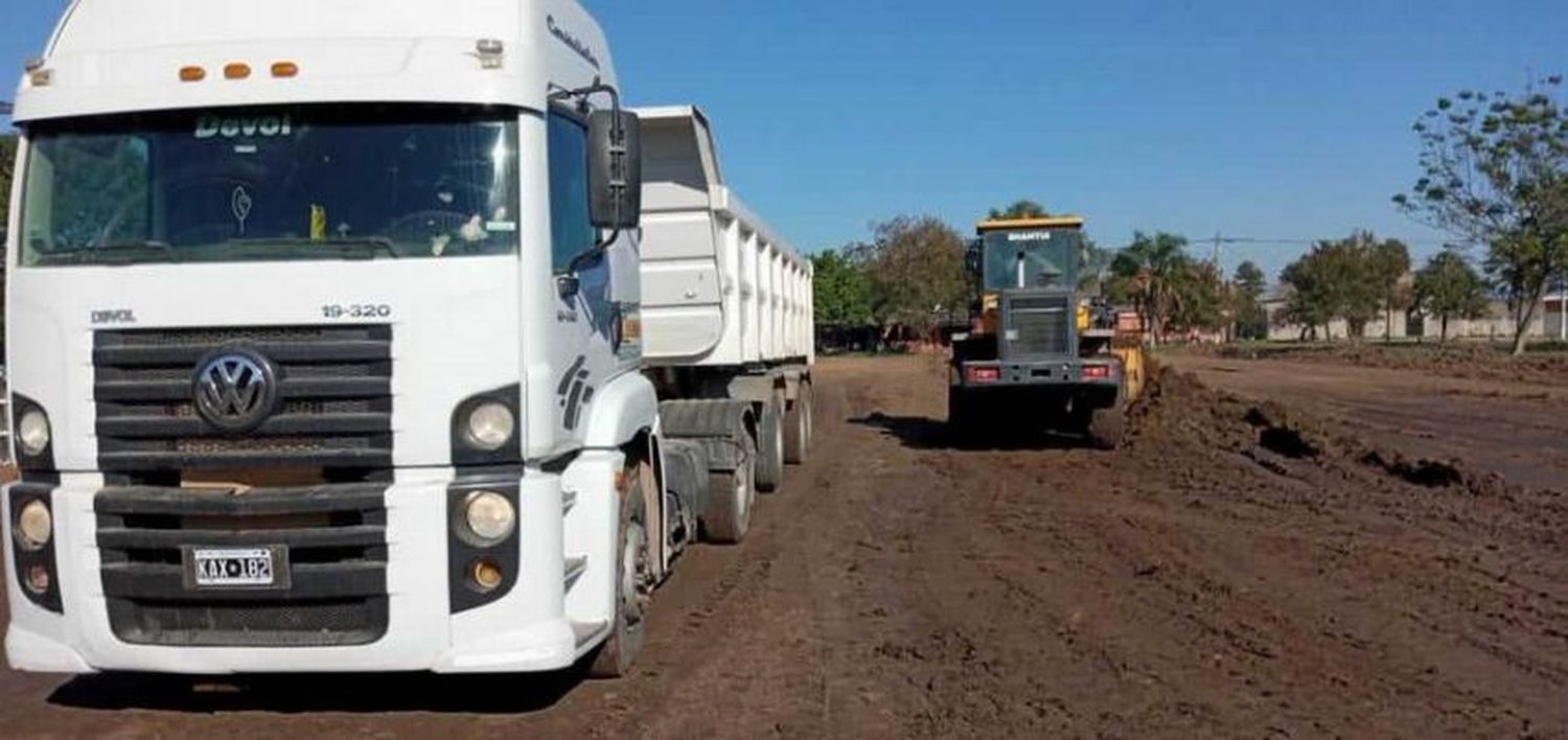 Se dio inicio a la construcción de la plaza Néstor Kirchner