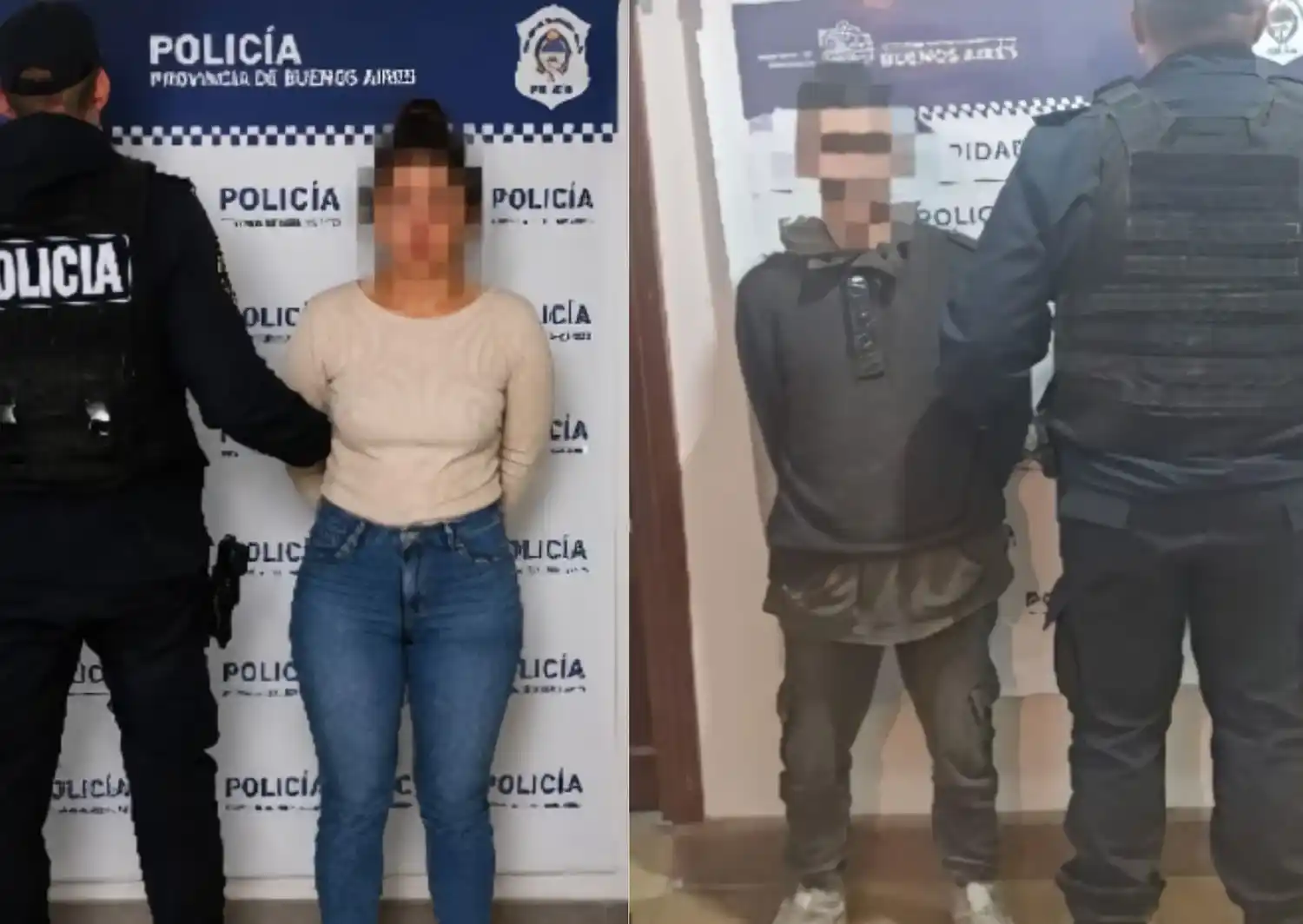 Ambos fueron aprehendidos y trasladados a la Comisaría.