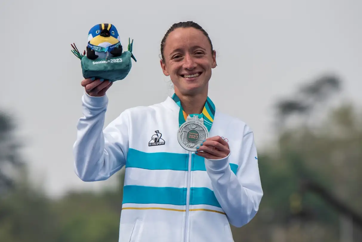Florencia Borelli medalla de plata en Santiago
